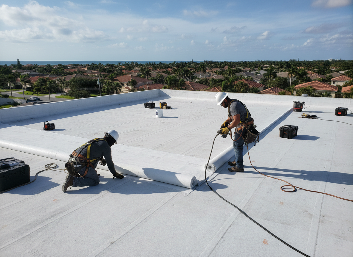 Roofing contractor in Coconut Grove