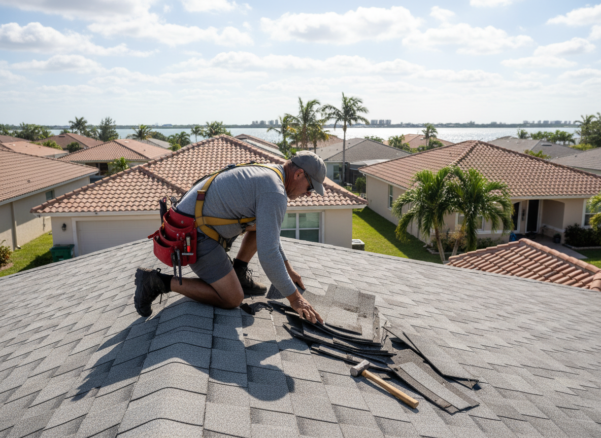 Shingle Roof Repair in Cutler Bay, FL