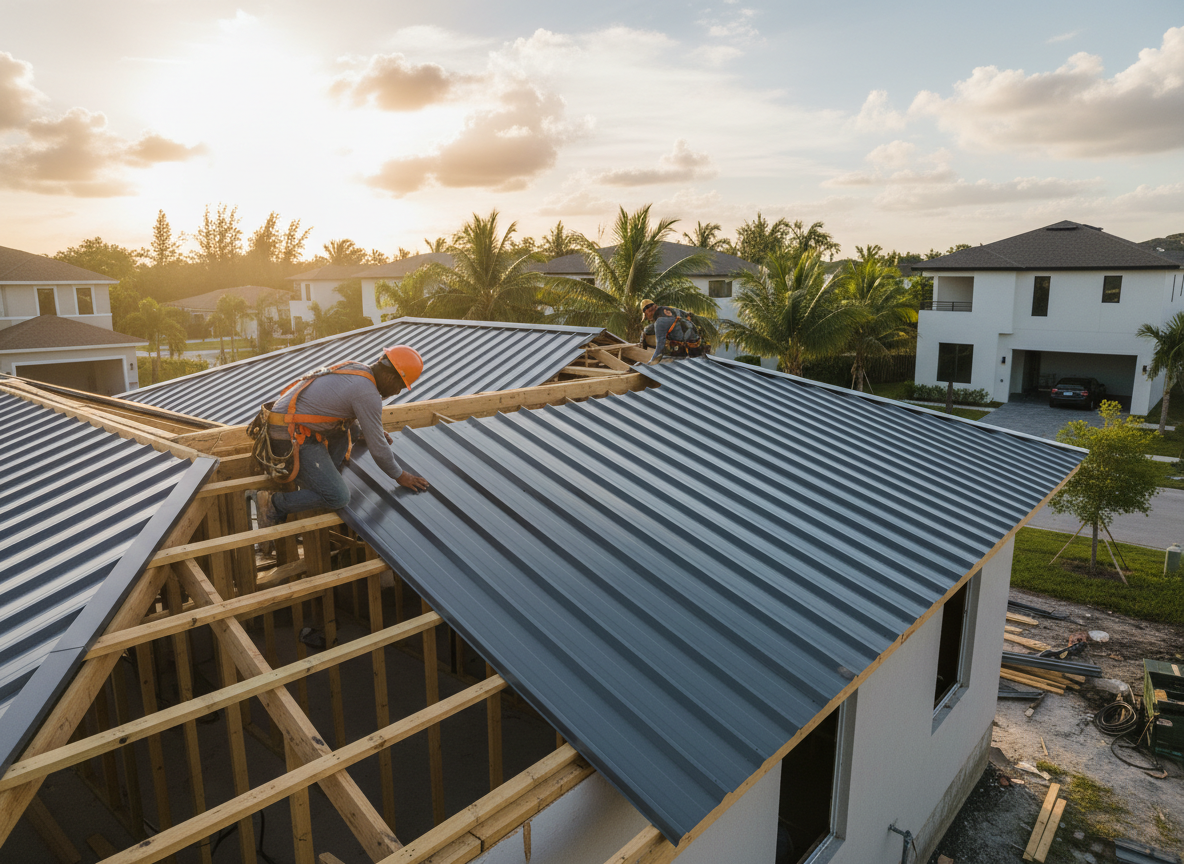 Steel Roofing Contractors in Cutler Bay, FL